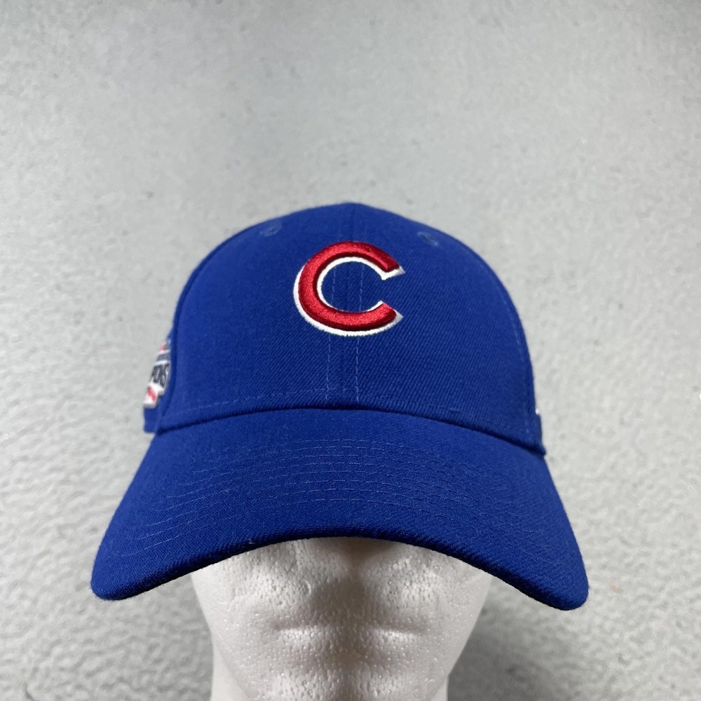 Chicago‎ Cubs Hat Cap Strap Back Mens One Size Blue MLB Baseball New Era 9FORTY